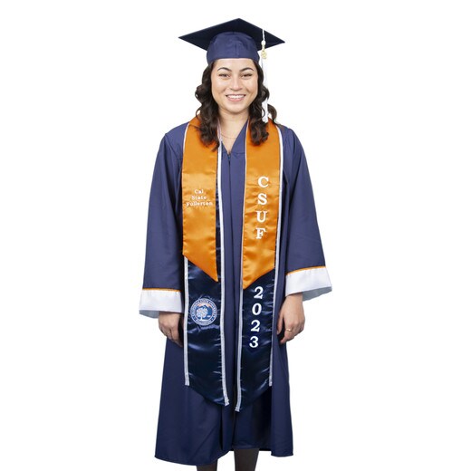 Bachelors Deluxe Regalia Set (Cap, Gown, Tassel, Two Sashes)